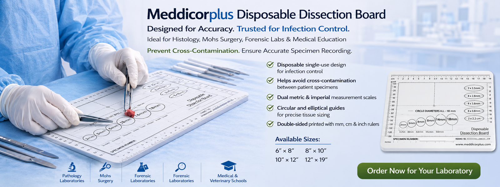 Disposable Dissection Board  poster