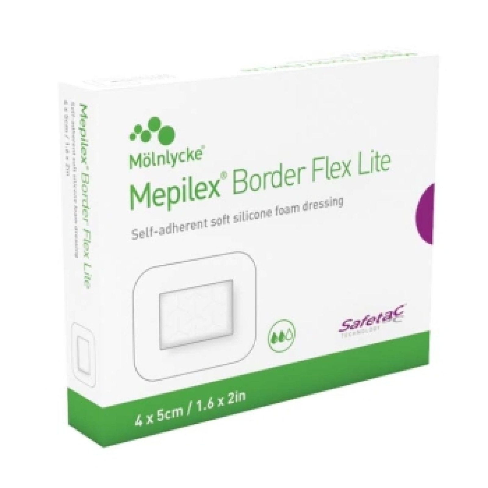 Mepilex Flex Lite 5 X 12.5cm With Border - Box/5 hospital requirements