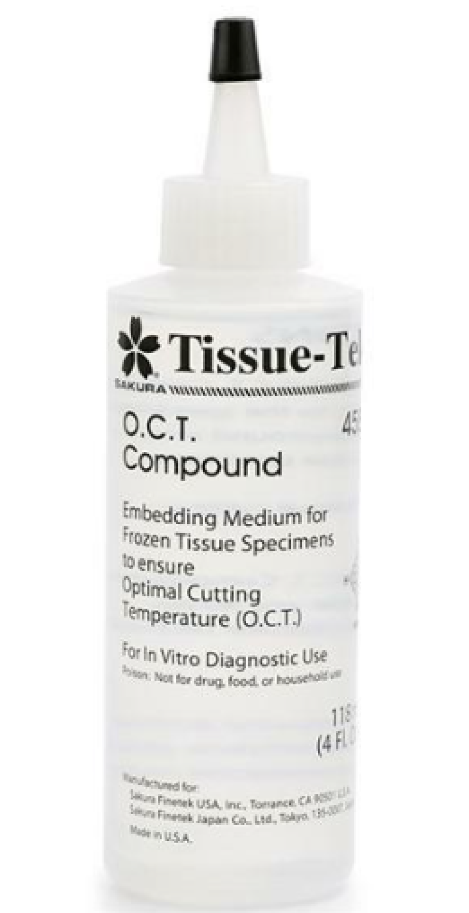 O.C.T. Embedding Compound – 130 mL Lab requirements