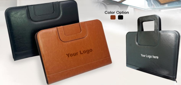 A4 Conference Folder - Premium Synthetic Leather Document Folders