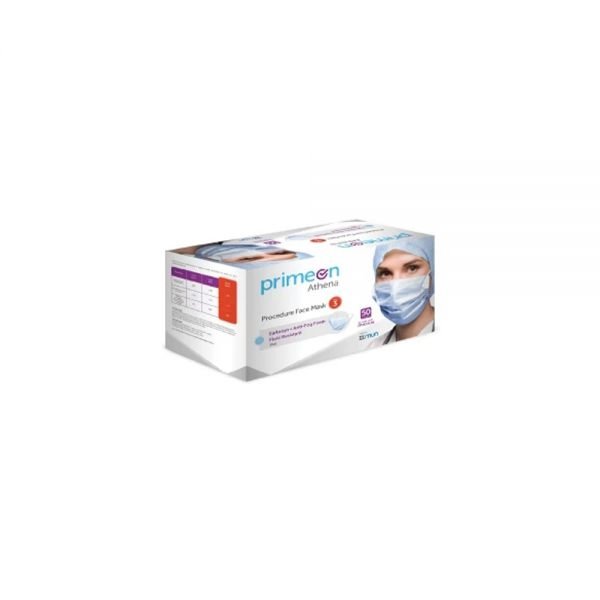 Athena Level 3 Surgical Face Mask With Ties And Anti-Fog Foam Blue Face Masks & Respirators