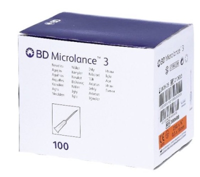 BD Microlance 3 Hypodermic Needle 25G X 16mm Orange BD