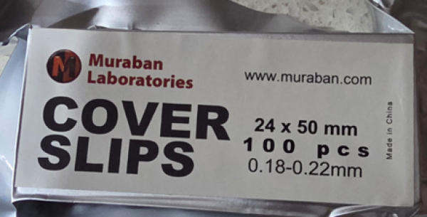 Cover Slips – 24 mm × 50 mm Cover Slips