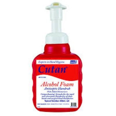 Cutan Alcohol Foam Antiseptic Handrub - 400ml Pump Scalpel Blade