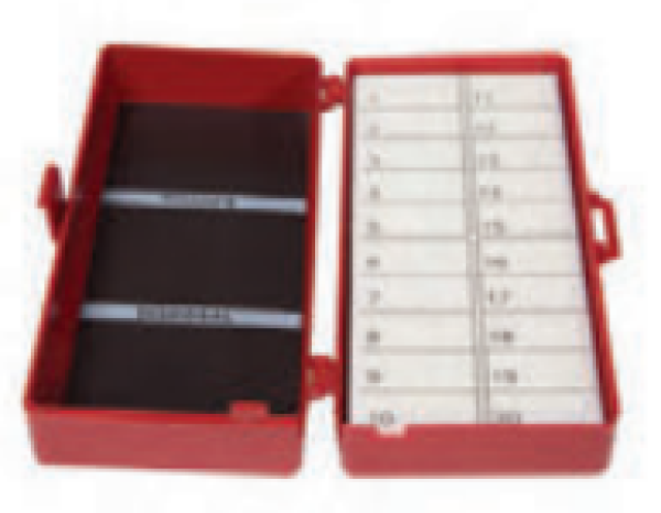 Deluxe Needle Counter, Magnet, Clear Top, Single, 20Count, 40 Capacity, Red hospital requirements