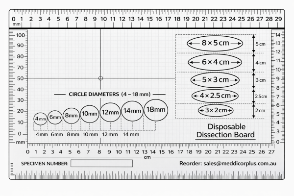 Disposable Dissection Board 9x12 inch Disposable Dissection Board