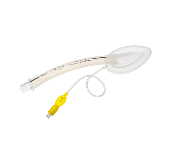 Laryngeal Airway Mask   Silicone Disposable Size 4, Yellow Laryngeal Mask Airways (LMA)