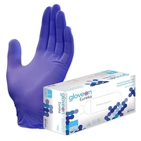 Eureka Nitrile Exam Glove Powder-Free - Small Nitrile Gloves Powder free