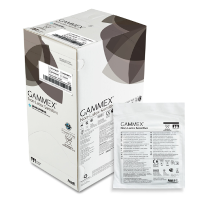 GAMMEX Non-Latex Sensitive Powder-Free Sterile Gloves Size 8.5 Surgeon Gloves Sterile- Non Latex
