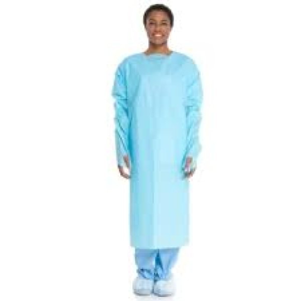 Thumbs-Up Film Gown Blue – Regular Size Gowns & Aprons