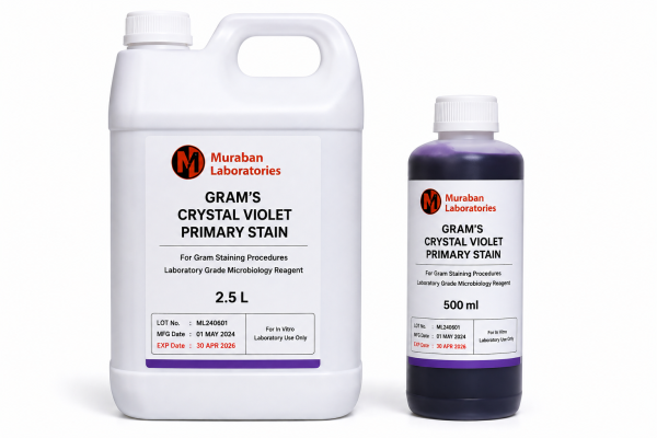 Gram’s Crystal Violet Primary Stain – 2.5 L Muraben