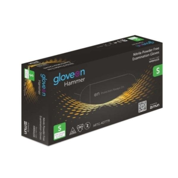 Hammer Black Nitrile Powder Free Gloves Large Nitrile Gloves Powder free