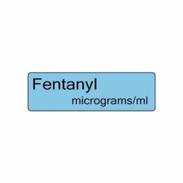 Labels - Fentanyl mcg/mL Anaesthetic Drug Labels