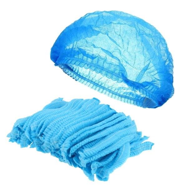 Non-Woven Bouffant Cap (Blue) BareMedical