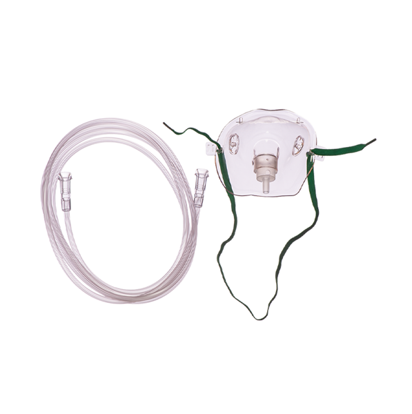 Oxygen Mask - Adolescent Std Shape Clear Mask 210cm Clear Tubing hospital requirements