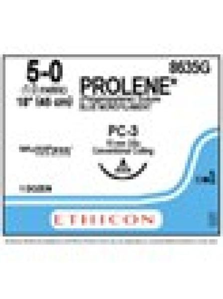 Prolene 5-0 16mm PC-3 45cm Blue Suture Non Absorbable