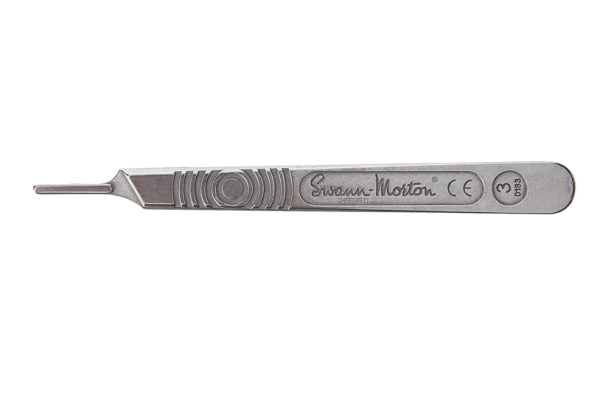  Scalpel Handle Long No.3 Stainless Steel Scalpel Handles
