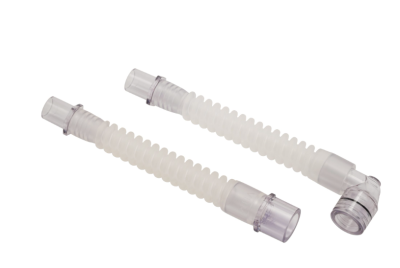 Silicone Ext Tube w/ 15mm Inlet + Elbow (No Port) Anesthesia Circuits & Accessories