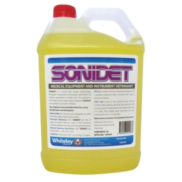 Sonidet Medical Equipment And Instrument Detergent 5ltr WHITELEY