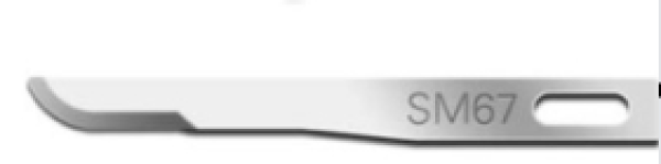 Swann-Morton Scalpel Blade No.67 Fine Scalpel Blade
