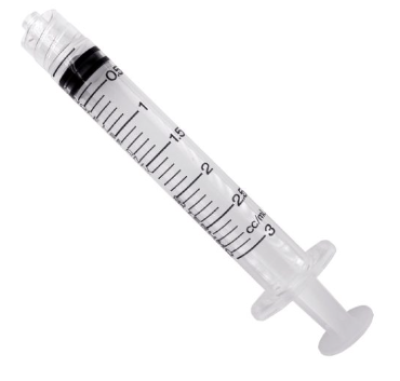 Terumo Hypodermic Syringes Without Needles 3mL Luer Lock Terumo