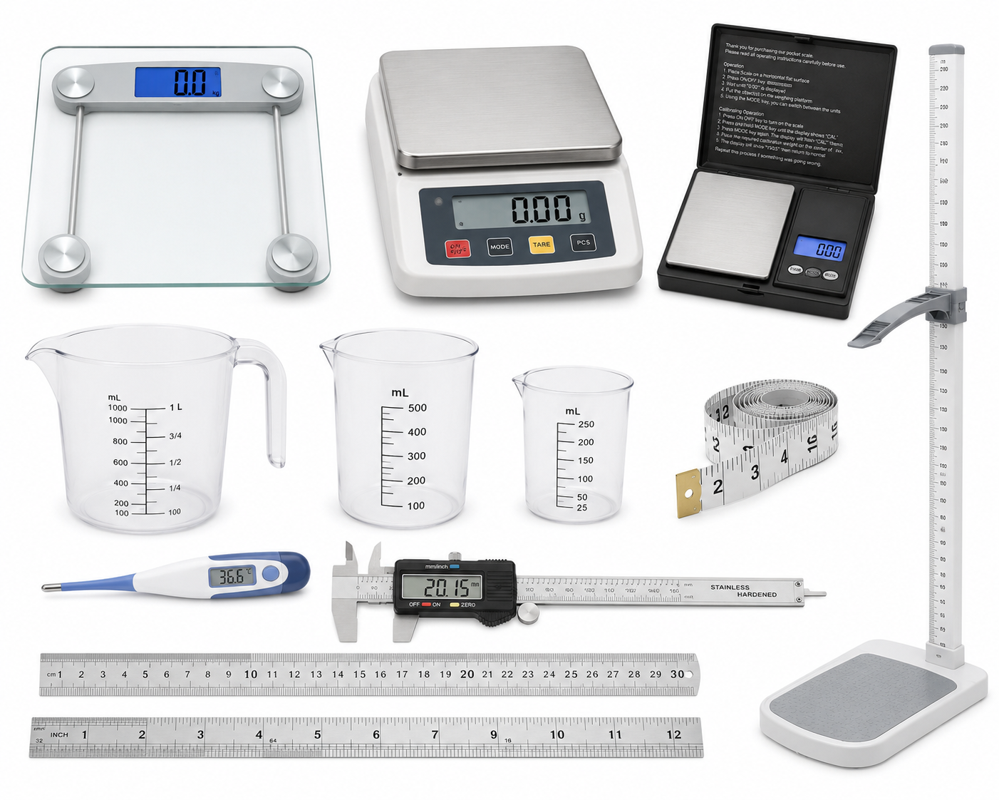 Scales & Measurements